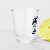 Bahamas Souvenir Gift: Abaco Bahamas Bonefishing Shot Glas (Links)