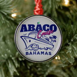 Bahamas Souvenir Gift: Abaco Bahamas Cruise Metalen Ornament