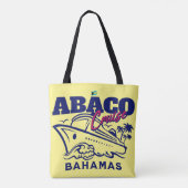 Bahamas Souvenir Gift: Abaco Bahamas Cruise Tote Bag (Achterkant)