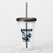 Bahamas Souvenir Gift: Abaco Bahamas Dive Acryl Drinkbeker (Voorkant)