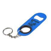 Bahamas Souvenir Gift: Abaco Bahamas Dive Mini Flessenopener (Voorkant Gekanteld)