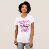 Bahamas Souvenir Gift: Abaco Bahamas Flamingo T-shirt (Voorkant volledig)