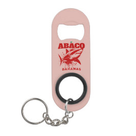 Bahamas Souvenir Gift: Abaco Bahamas haai vis Mini Flessenopener