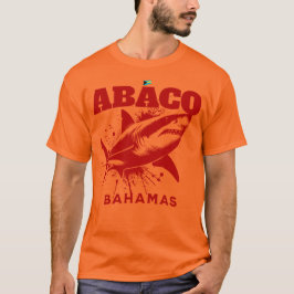 Bahamas Souvenir Gift: Abaco Bahamas haai vis T-shirt