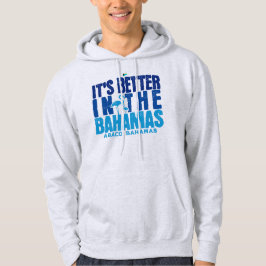 Bahamas Souvenir Gift: Abaco Bahamas Het is beter Hoodie