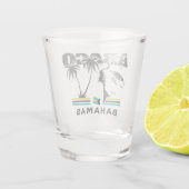 Bahamas Souvenir Gift: Abaco Bahama's Onafhankelij Shot Glas (Achterkant)