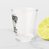 Bahamas Souvenir Gift: Abaco Bahama's Onafhankelij Shot Glas (Rechts)