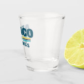 Bahamas Souvenir Gift: Abaco Bahama's Onafhankelij Shot Glas (Rechts)