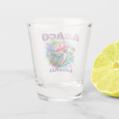 Bahamas Souvenir Gift: Abaco Bahamas Zee Schildpad Shot Glas (Achterkant)