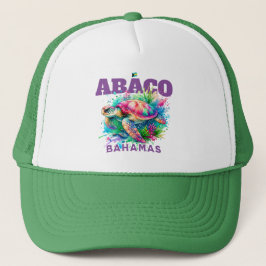 Bahamas Souvenir Gift: Abaco Bahamas Zee Schildpad Trucker Pet