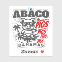 Bahamas Souvenir Gift: Abaco Bahamas Zwemvarkens