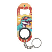 Bahamas Souvenir Gift: Bimini Bahama Saurus T-Rex Mini Flessenopener (Achterkant)
