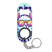 Bahamas Souvenir Gift: Bimini Bahamas Bahama Llama Mini Flessenopener (Achterkant)