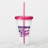Bahamas Souvenir Gift: Bimini Bahamas Bahama Mama Acryl Drinkbeker (Voorkant)