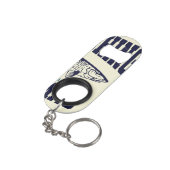 Bahamas Souvenir Gift: Bimini Bahamas Bonefishing Mini Flessenopener (Achterkant Gekanteld)