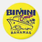 Bahamas Souvenir Gift: Bimini Bahamas Cruise Magneet (Voorkant)