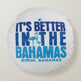 Bahamas Souvenir Gift: Bimini Bahamas Cruise Rond Kussen