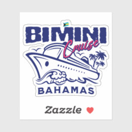 Bahamas Souvenir Gift: Bimini Bahamas Cruise Sticker