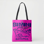 Bahamas Souvenir Gift: Bimini Bahamas Cruise Tote Bag (Voorkant)