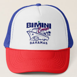 Bahamas Souvenir Gift: Bimini Bahamas Cruise Trucker Pet