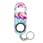Bahamas Souvenir Gift: Bimini Bahamas Flamingo Mini Flessenopener (Achterkant)