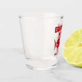 Bahamas Souvenir Gift: Bimini Bahamas haai vis Shot Glas (Links)