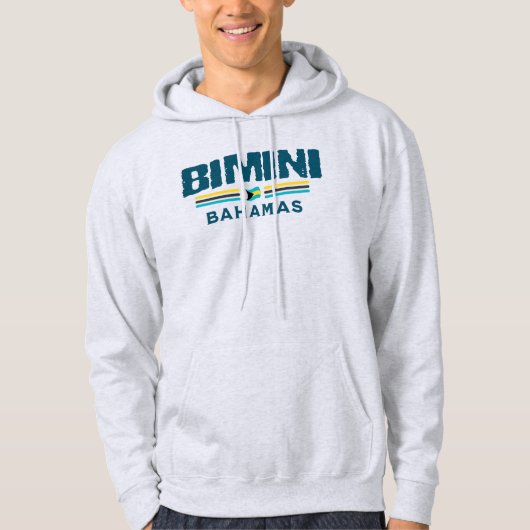 Bahamas Souvenir Gift: Bimini Bahama's Onafhankeli Hoodie (Voorkant)
