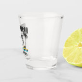 Bahamas Souvenir Gift: Bimini Bahama's Onafhankeli Shot Glas (Rechts)