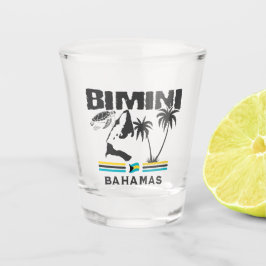Bahamas Souvenir Gift: Bimini Bahama's Onafhankeli Shot Glas