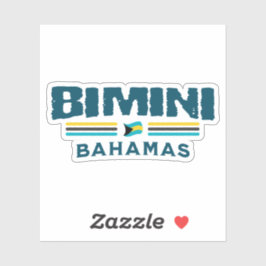 Bahamas Souvenir Gift: Bimini Bahama's Onafhankeli Sticker