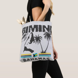 Bahamas Souvenir Gift: Bimini Bahama's Onafhankeli Tote Bag