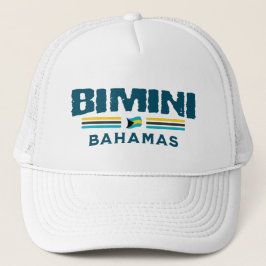 Bahamas Souvenir Gift: Bimini Bahama's Onafhankeli Trucker Pet