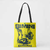 Bahamas Souvenir Gift: Bimini Bahamas Snorkelen Tote Bag (Voorkant)