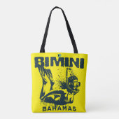 Bahamas Souvenir Gift: Bimini Bahamas Snorkelen Tote Bag (Achterkant)