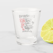 Bahamas Souvenir Gift: Bimini Bahamas Zwemvarken Shot Glas (Achterkant)