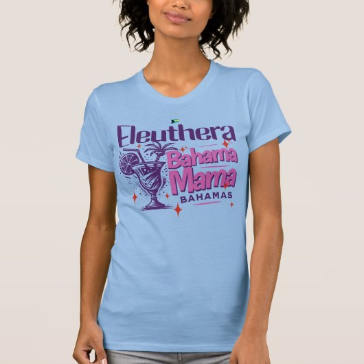 Bahamas Souvenir Gift: Eleuthera Bahama Mama T-shirt (Voorkant)