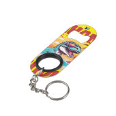 Bahamas Souvenir Gift: Eleuthera Bahama Saurus Mini Flessenopener (Achterkant Gekanteld)