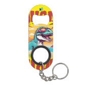 Bahamas Souvenir Gift: Eleuthera Bahama Saurus Mini Flessenopener (Achterkant)