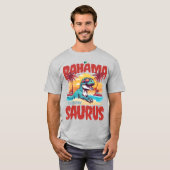 Bahamas Souvenir Gift: Eleuthera Bahama Saurus T-shirt (Voorkant volledig)