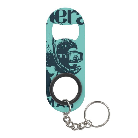 Bahamas Souvenir Gift: Eleuthera Bahamas Dive Mini Flessenopener (Achterkant)