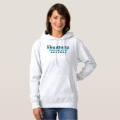 Bahamas Souvenir Gift: Eleuthera Bahamas Vlag Hoodie (Voorkant volledig)