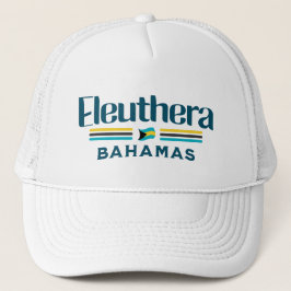 Bahamas Souvenir Gift: Eleuthera Bahamas Vlag Trucker Pet