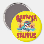 Bahamas Souvenir Gift: Exuma Bahamas Bahama Saurus Magneet (Voorkant / Achterkant)