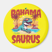 Bahamas Souvenir Gift: Exuma Bahamas Bahama Saurus Magneet (Voorkant)
