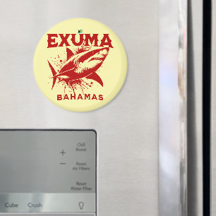 Bahamas Souvenir Gift: Exuma Bahamas haai vis Magneet