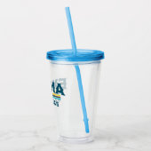 Bahamas Souvenir Gift: Exuma Bahama's Onafhankelij Acryl Drinkbeker (Links)