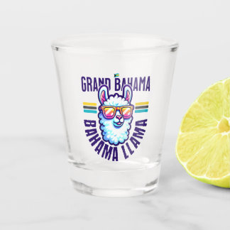 Bahamas Souvenir Gift: Grand Bahama Bahama's Llama Shot Glas