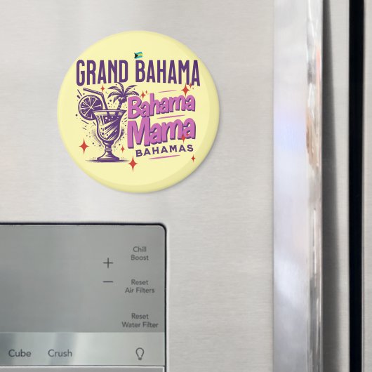 Bahamas Souvenir Gift: Grand Bahama Mama Cruise Magneet (Insitu (Koelkast))