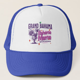 Bahamas Souvenir Gift: Grand Bahama Mama Cruise Trucker Pet