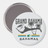 Bahamas Souvenir Gift: Grand Bahama Onafhankelijkh Magneet (Voorkant / Achterkant)